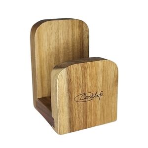 Coolife Wood Organizer For 10"/12" Cast Iron Skillet And 12" Griddle